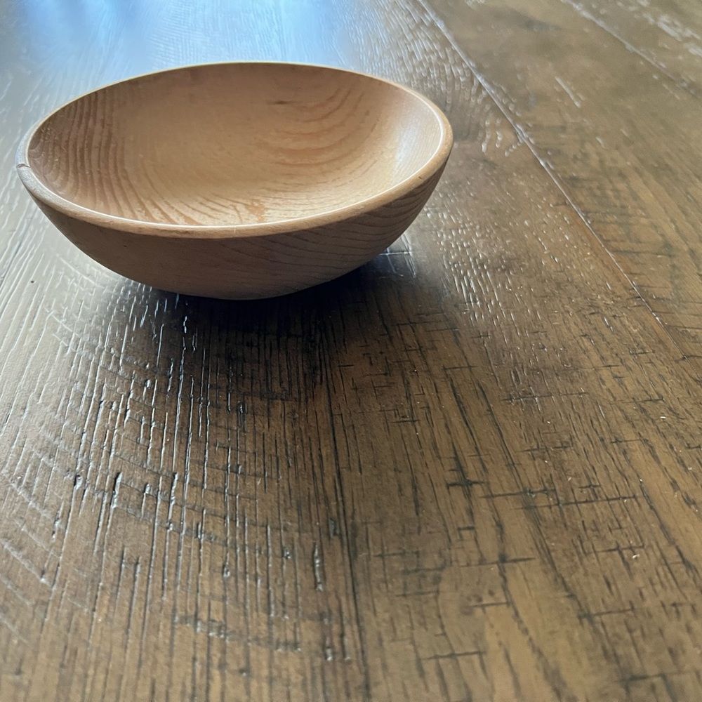 Small wooden bowl